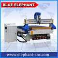 ELE 1325 cnc wood working router with the roller in front in cheap price made in 2