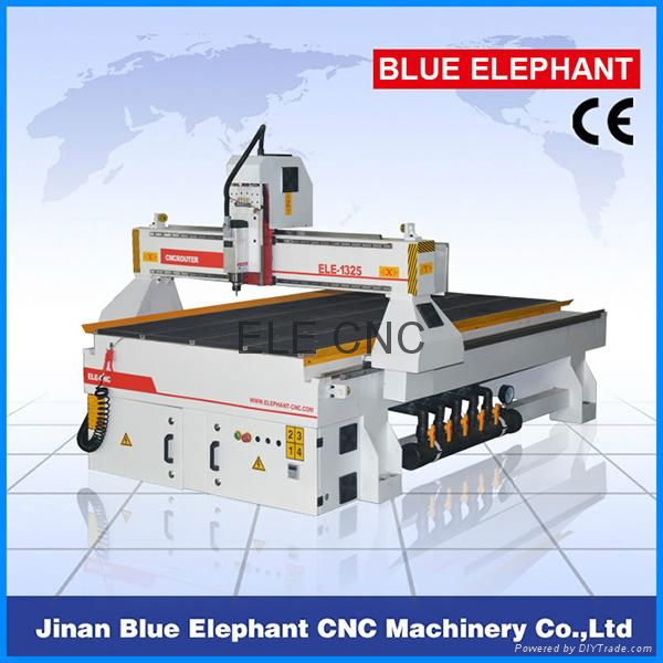 ELE-1325 High Speed 3d wood router cnc with vacum for making furniture 4
