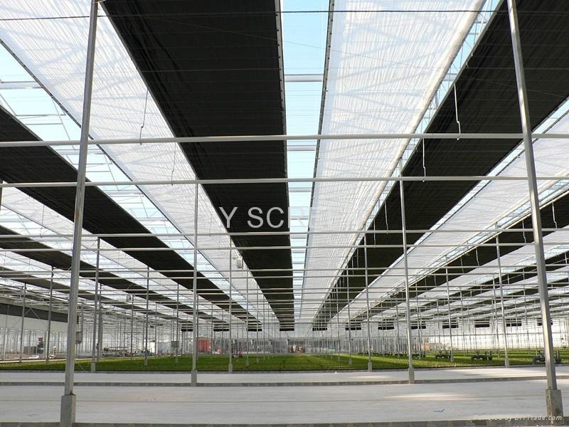 4.3M Width Cooling Greenhouse Aluminium Shade Mesh Shading Rate 75% 4
