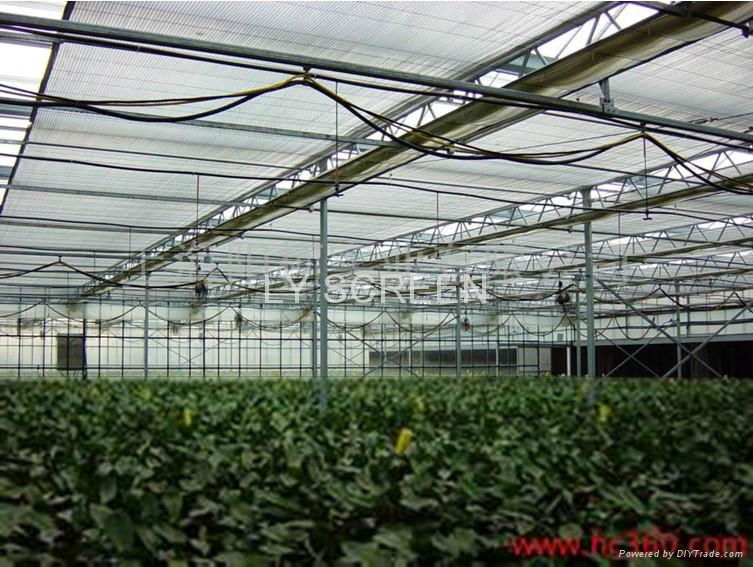 4.3M Width Cooling Greenhouse Aluminium Shade Mesh Shading Rate 75% 5