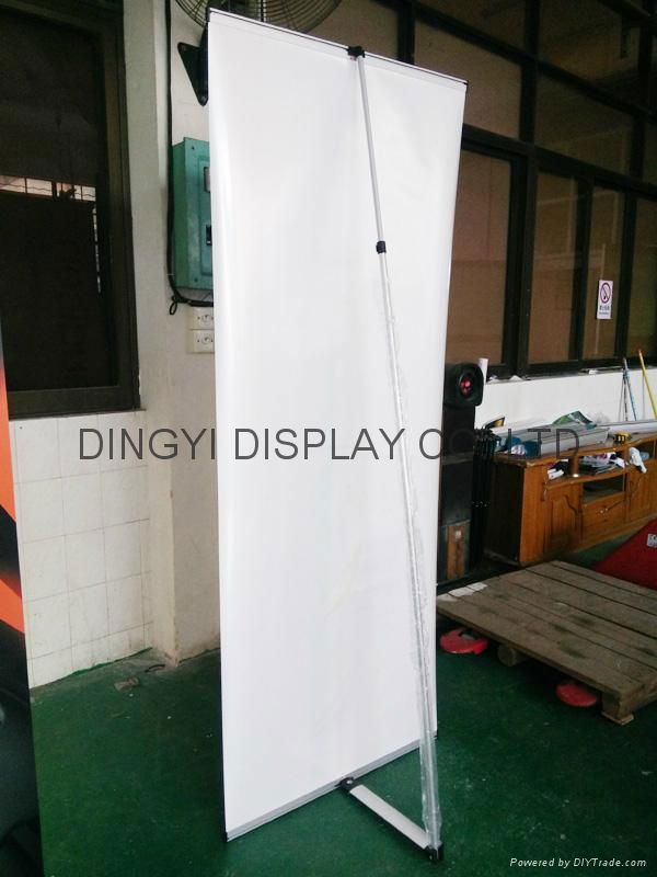 Advertising L banner stand  3