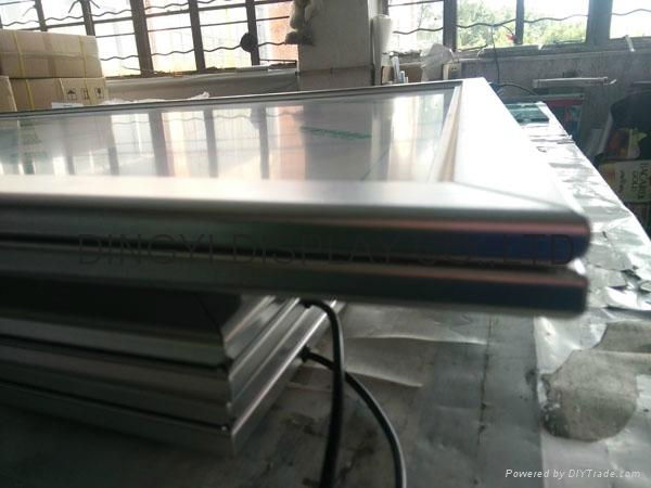 Aluminum super slim LED light box  2