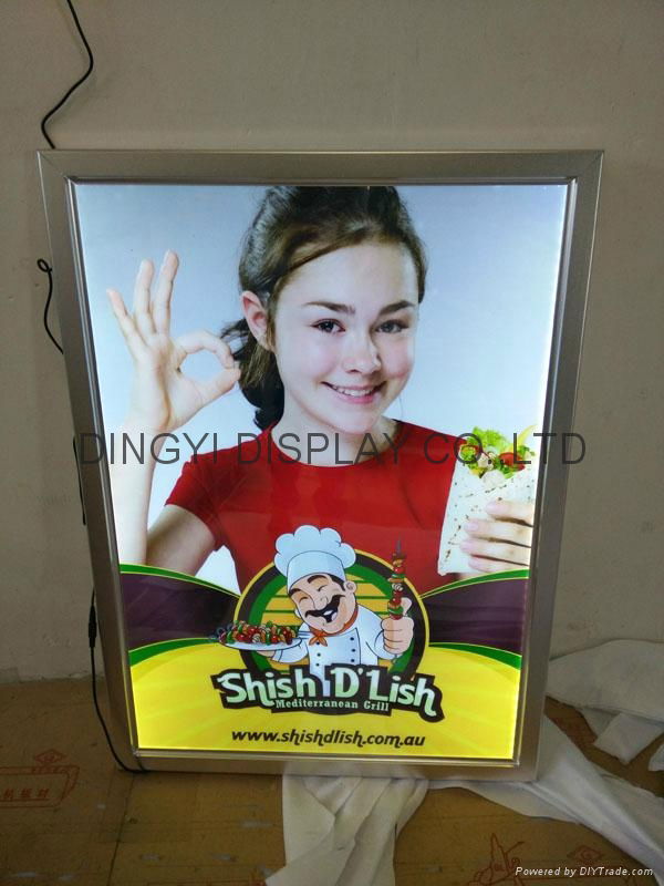 Aluminum super slim LED light box 