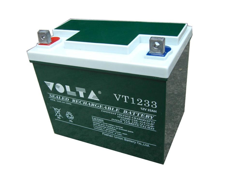 厂家供应VOLTA（沃塔）12V33AH铅酸蓄电池免维护型 4