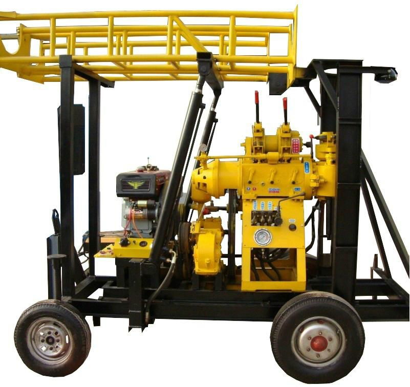 Max 200m hydraulic power drilling XY-200F portable water well drilling rigs for 