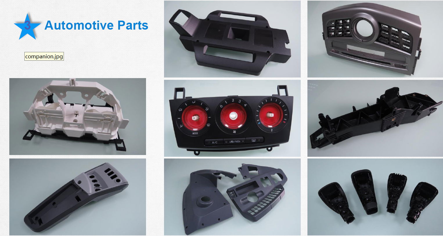 Auto parts customized automotive parts injection mould plastic mould 3