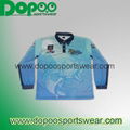 Promotional custom made sports team LONG sleeve fishing jersey  3