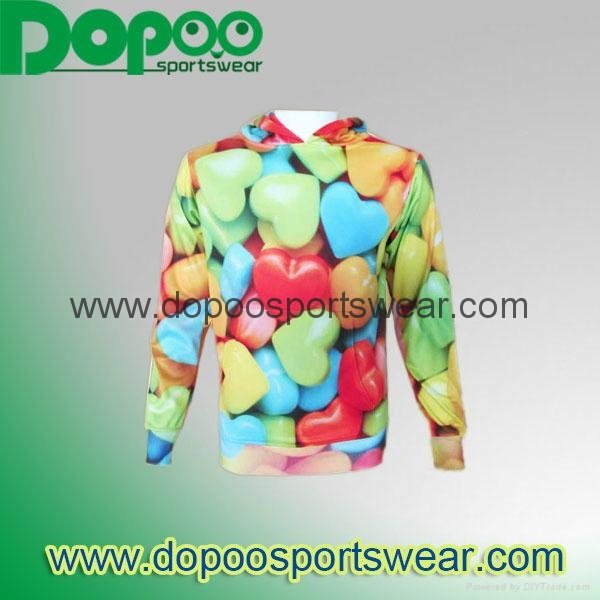 custom men sublimation print fruit hoodies sweatshirt  2