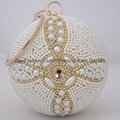 Lady Evening Hand Bag With non-clapping Chain  Evening Clutch ball bags  2