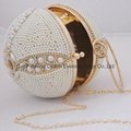 Lady Evening Hand Bag With non-clapping Chain  Evening Clutch ball bags  5