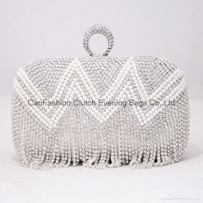  Ladies Fashion Evening Bag bridal handbags, crystal evening hangbags 2