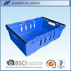 Plastic basket bale arm crate wholesale 