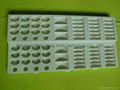 Vacuum forming plastic tray