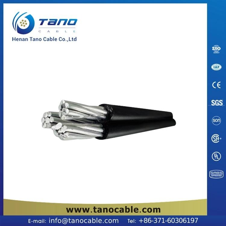Manufacture Supply XLPE Insulated ABC Cable Aerial Bundled Cable 