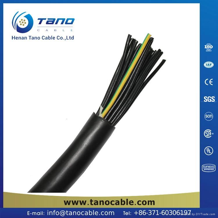 PVC Insulated Copper Control Cable 2 pairs control cable 1.5mm2 VDE Standard  2