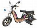 16'' Electric Powered Bikes Drum Brake Power Assisted Bicycle With Tubeless Vacu