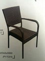 aluminum stacking chair