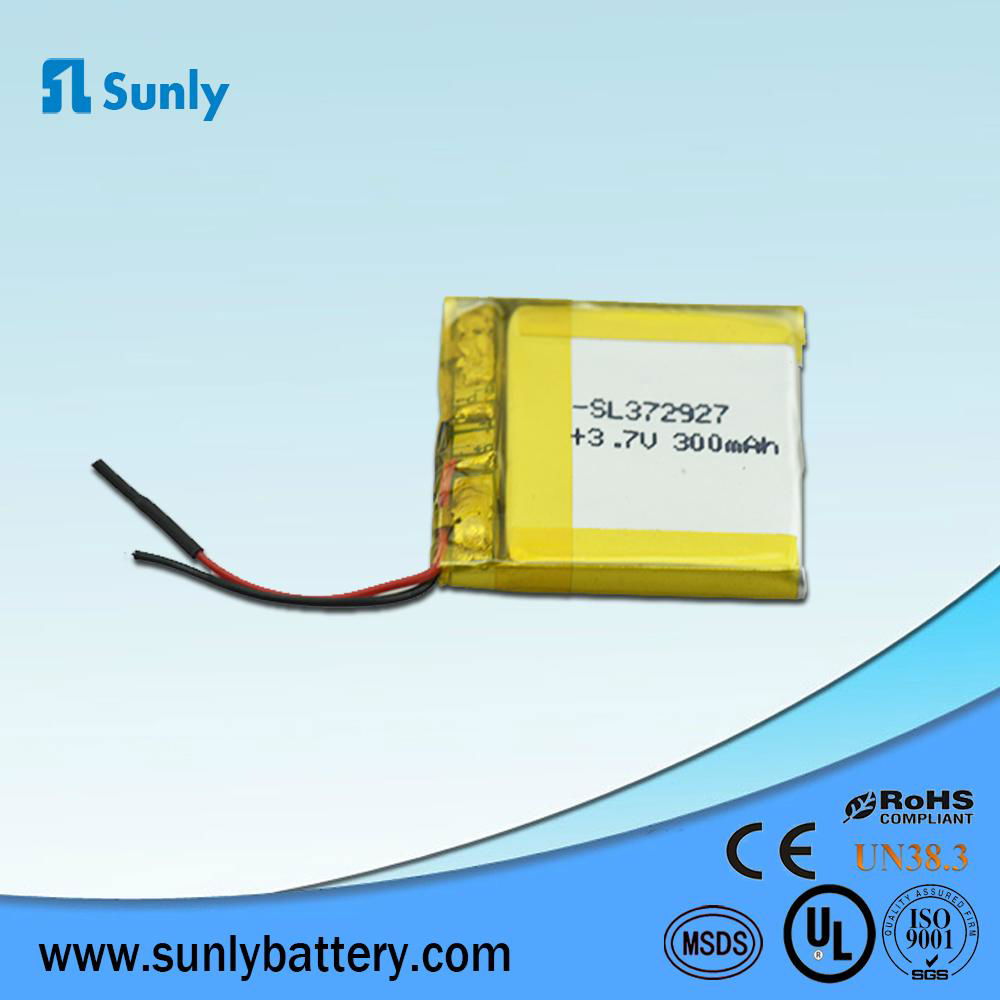 Lipo battery 3.7V 450mAh rechargeable lithium battery for Bluetooth headset 2