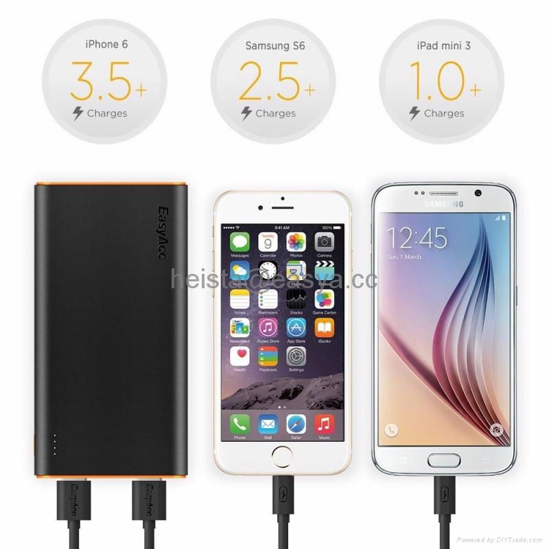 EasyAcc 10000mAh Portable Power Bank External Battery for Smartphones Tablets 4