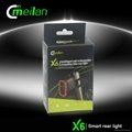 Bike Rear light Smart cycle light Meilan X5 led bicycle backlight 4