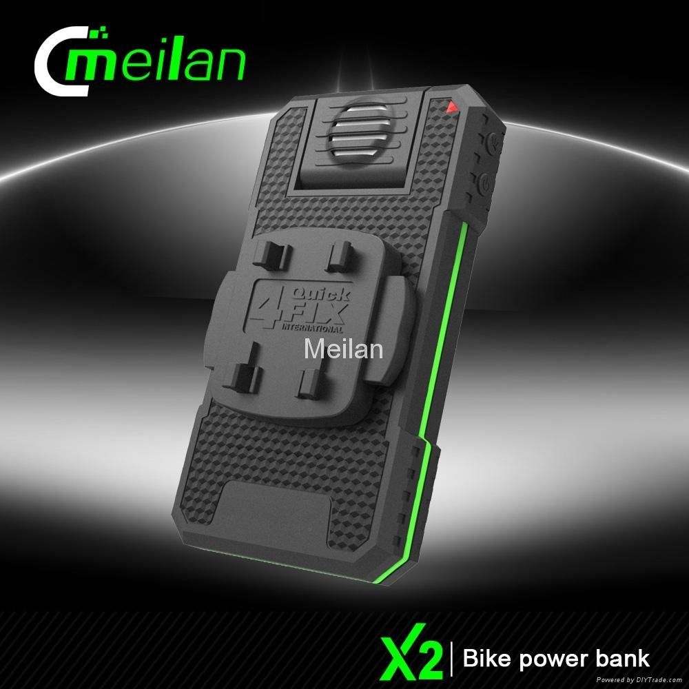 Meilan X2 Bicycle Cree front light Phone holder Waterproof power bank 