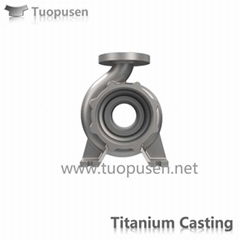  titanium investment castings pump casing pump cover