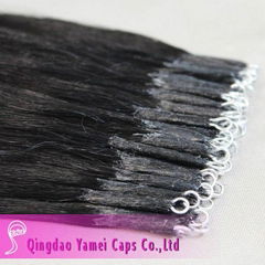 Top Quality Natural Human Remy Nano Ring silck Straight Wave Hair Extension 