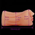 Realistic pocket mouth Oral Sex Toy Men with tooth Male masturbator cup OYB-019 8