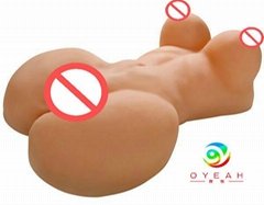Male realistic sex dollS masturbator real silicone vagina sex doll OYB-627