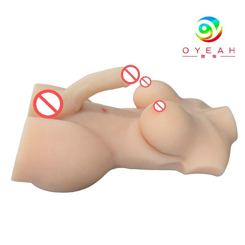 Ladyboy Sex Toys Shemale mini Sex Doll with big dildo for women lesbian OYJ-848  3