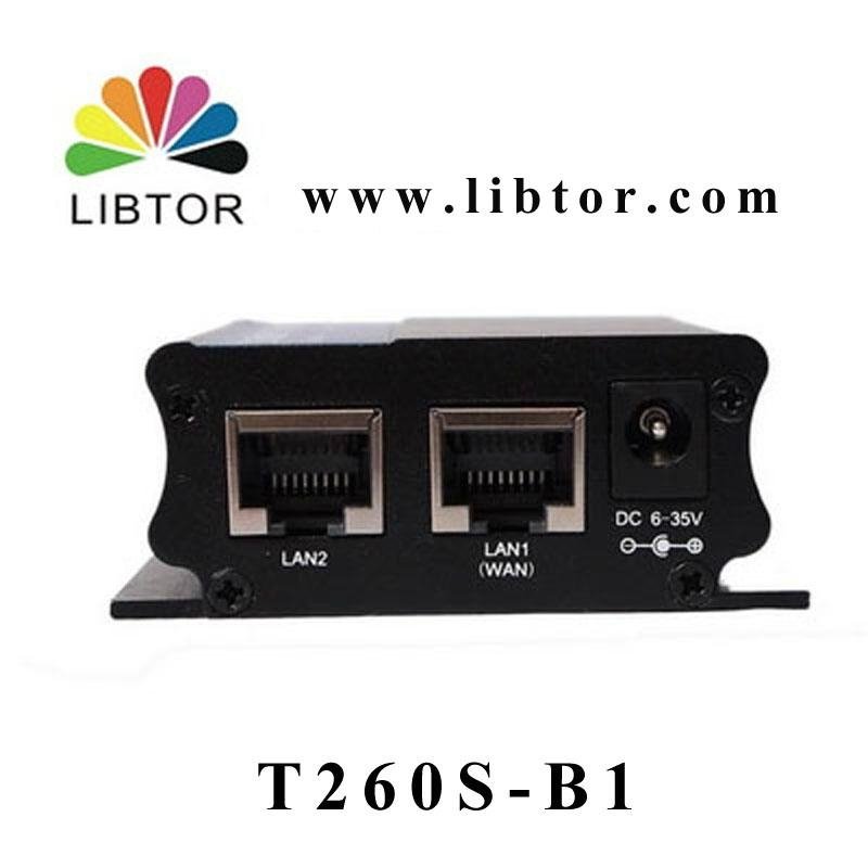 Libtor CDMA Industrial 3g router with 1 sim card slot for monitoring IP camera