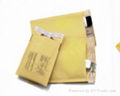 print postage for packages Gold yellow  kraft bubble envelopes 3