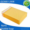 print postage for packages Gold yellow  kraft bubble envelopes