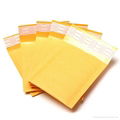 print postage for packages Gold yellow  kraft bubble envelopes 4