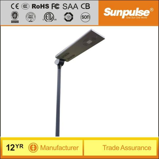 all in one Integrated Solar Street Light 8w led