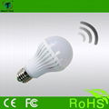  High Quality E27 5w 7w 9w indoor motion sensor led light bulb 1