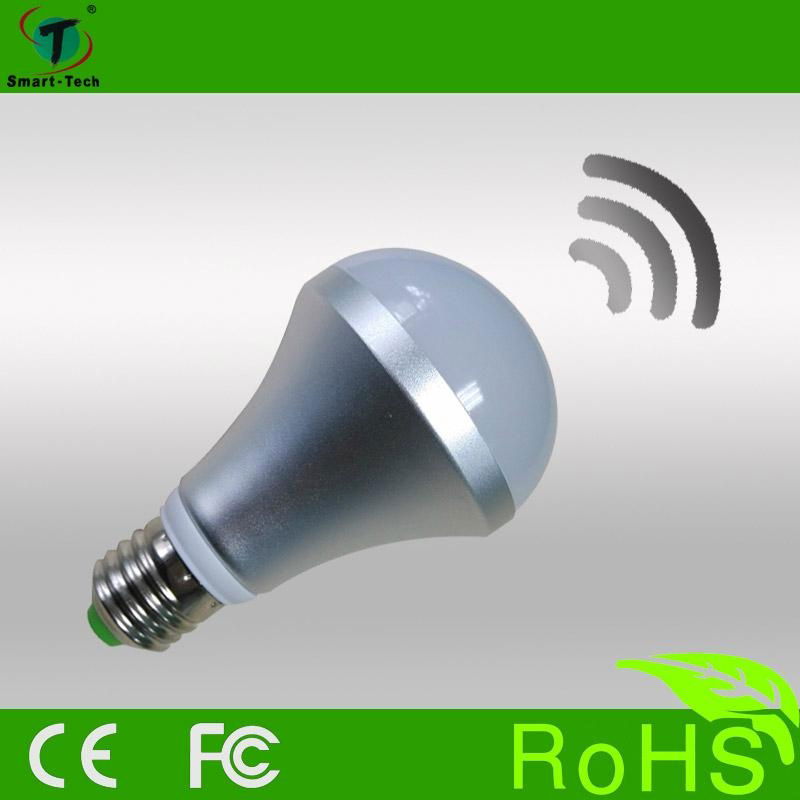 Energy saving and eco-friendly lighting microwave motion sensor led light bulb