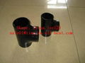 Carbon steel straight Tee forged iron pipe fittings  3