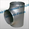 Stainless Straight Tee Steel pipe fittings Forged iron 1