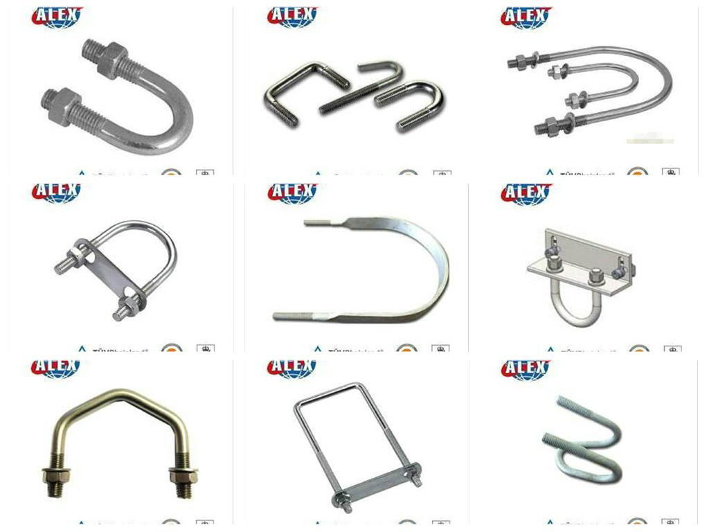 customized U bolts fastener UBB9 Alex (China Manufacturer) Nuts