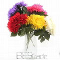 wholesale yellow artificial chrysanthemum flowers 5