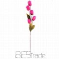 5  heads  artificial  flower tulip for bedroom decoration 2