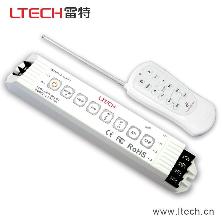 珠海雷特LED控制器多功能单色LED调光控制器 LT-311RF