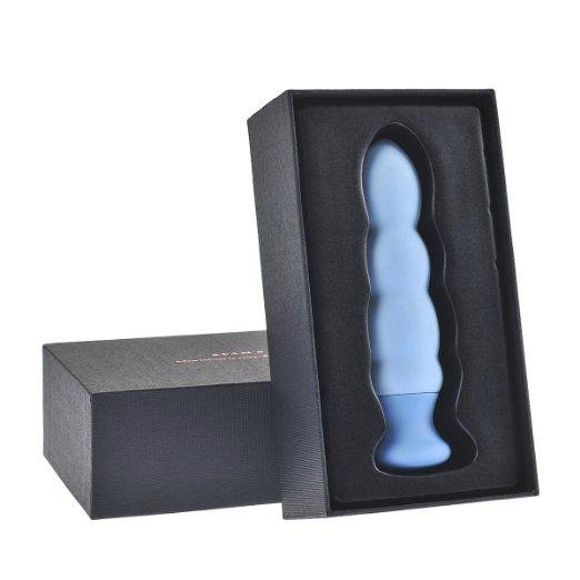 Adam's gift Pointed Silicone Vibrator,8-Frequency Vibration Waterproof Silent,F 2