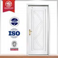 Solid wood door internal bedroom door design white color 5