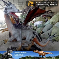 My dino-11Animatronic dragon outdoor flying model