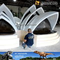 My dino-w3  Miniature architecture building Sydney opera house models 4