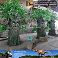 My dino-w3 Wholesale artificial animatronic christmas model tree