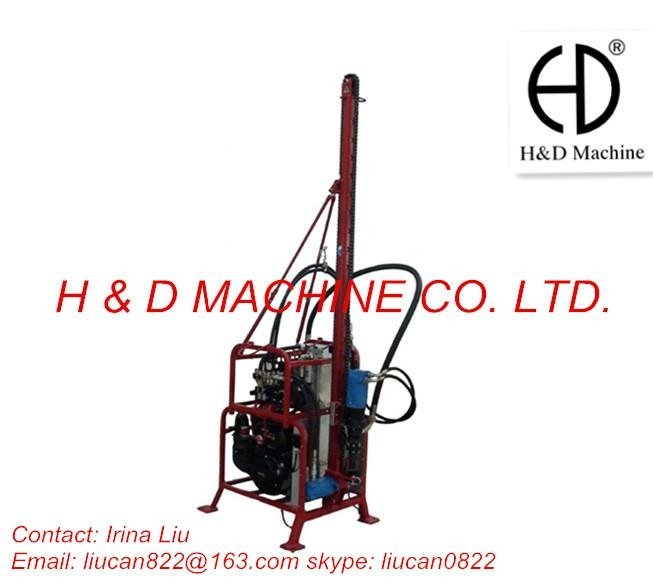 HD-C100A Mechanical Drive Crawler Drilling Rig 2