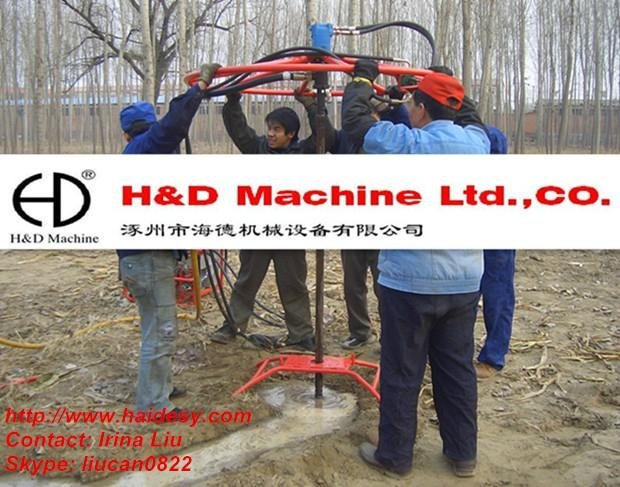 HD-C100A Mechanical Drive Crawler Drilling Rig 3